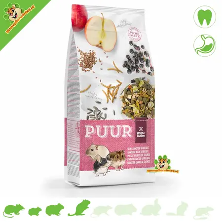 Witte Molen Nourriture pour hamsters nains PURE Mini-Hamster & Friends