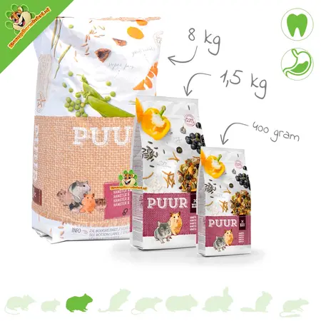 Witte Molen Nourriture pour hamster PURE Hamster