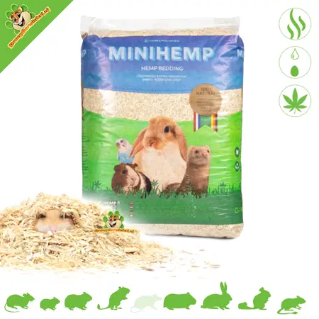Hempflax MiniHemp Hennep Bodembedekking 3 kg