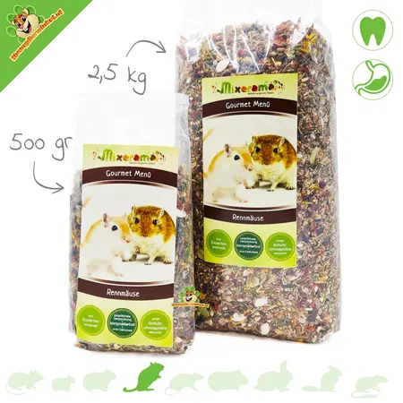 Mixerama Gerbil Rennerschmaus Gourmet Menu Gerbilvoer