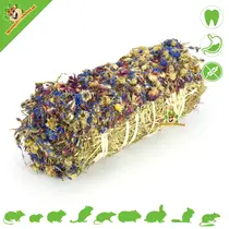 Nibble Meadow Hay Bale Aciano y rosa