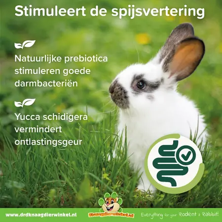 Beaphar Alimento para conejos Nature Rabbit sin cereales, todo en uno.