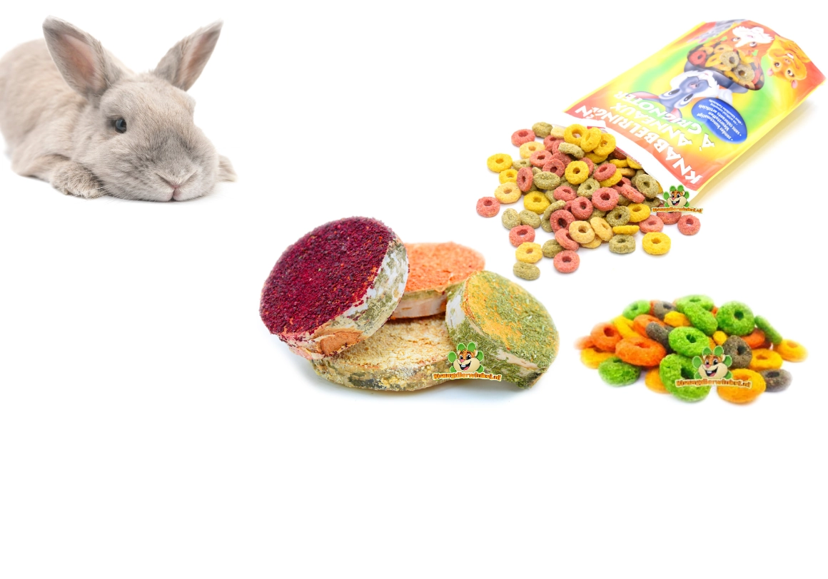 Süßigkeiten und Kekse für Nagetiere und Kaninchen – Belohnung und Beschäftigung