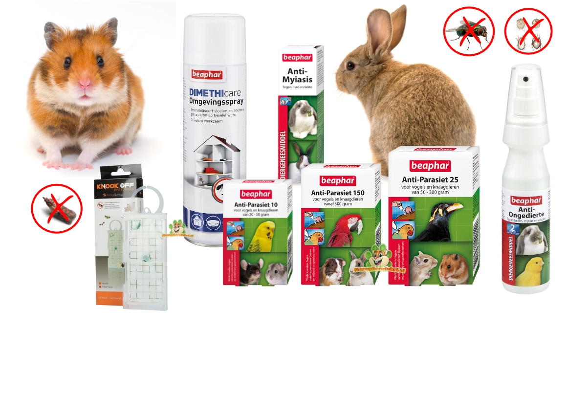 Tienda de roedores, parásitos y control de plagas para roedores y conejos como antiparasitarios y miasis