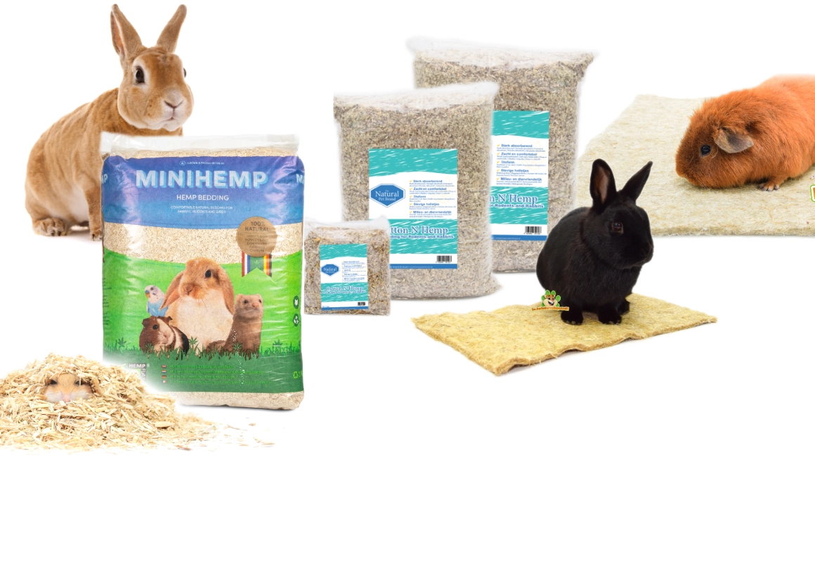 Camas para roedores de cáñamo para roedores y conejos, como cáñamo, lino, cáñamo mini, algodón y cáñamo, esterillas de cáñamo