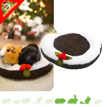 Lit douillet en forme de pudding de Noël 37 cm