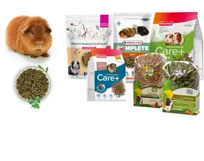 Aliment complet pour cobayes, en morceaux et en granulés