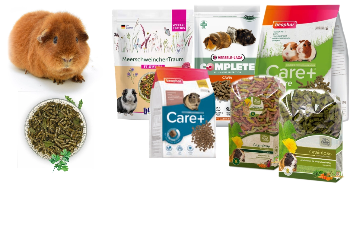 All-in-one Brokken & Pelletvoer voor Cavia's | Voorkom selectief eten