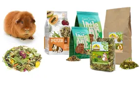 Aliments mixtes et naturels pour cobayes