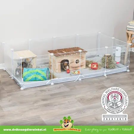 Trixie Indoor-Auslauf 140 cm – Modularer Meerschweinchenkäfig