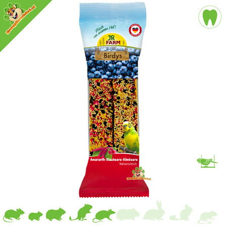 JR Farm Palitos de amaranto, arándanos y frambuesa de Birdys