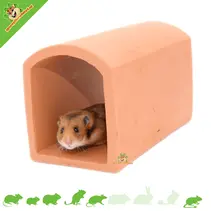 Tunnel rond pour rongeurs en terre cuite 25 cm