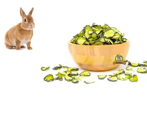 Snacks para conejos: verduras deshidratadas