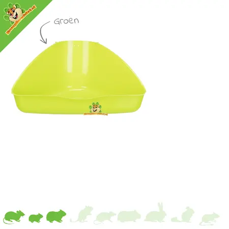 Trixie Toilettes d'angle 16 cm
