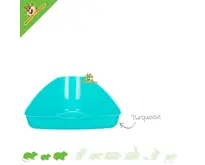 Toilettes d'angle 16 cm pour souris, hamsters nains et hamsters