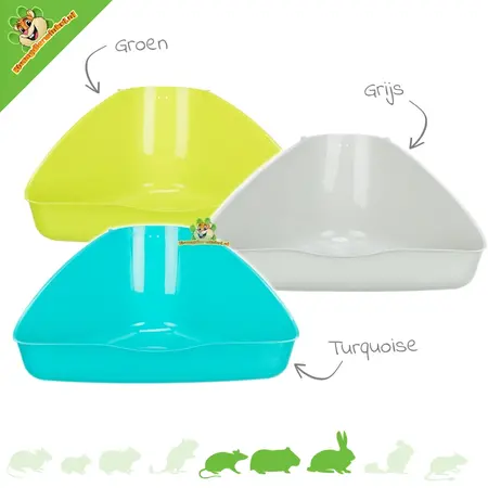 Trixie Toilettes d'angle 45 cm