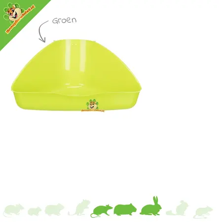 Trixie Hoektoilet 45 cm voor Konijnen, Cavia’s & Ratten