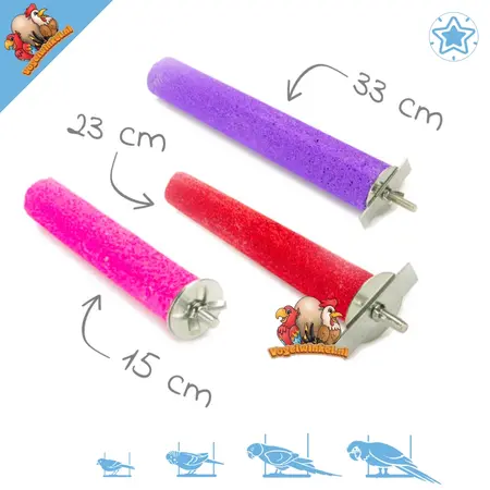 Climbing stick for wearing down nails