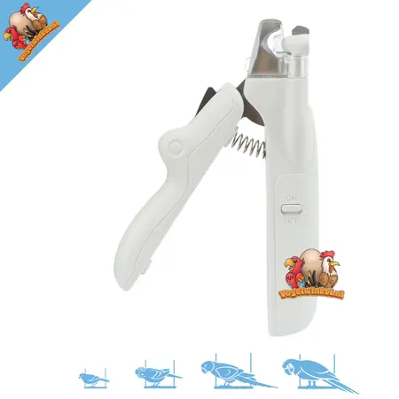 Trixie Ciseaux à ongles avec lumière LED pour cochons d'Inde et lapins