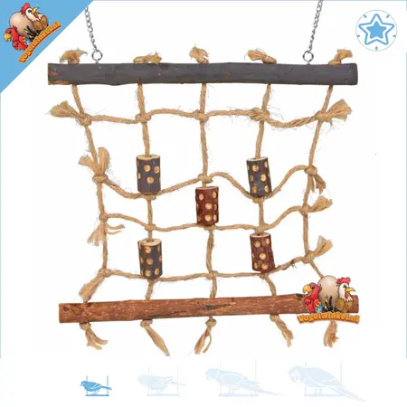 Trixie Mur d'escalade en corde de 27 cm pour souris, rats et oiseaux