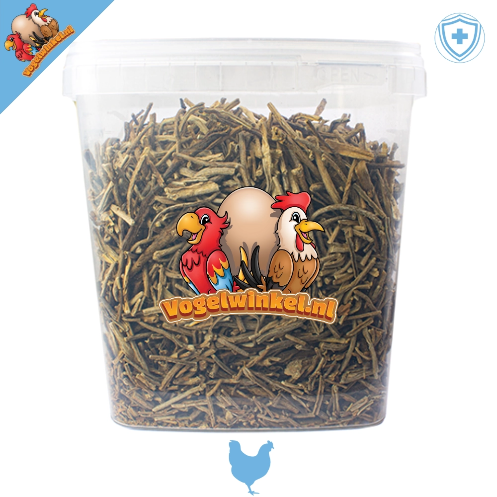 Vogelwinkel.nl® Paille de tabac pour poulets (tiges courtes)