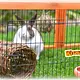 Trixie Rabbit run with Natura roof 174 cm