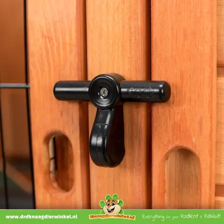 Trixie Jaula de madera resistente a la intemperie para conejos de 124 cm.