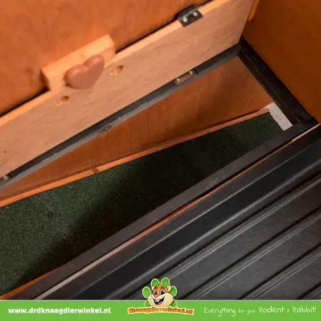 Trixie Clapier en bois résistant aux intempéries pour lapins de 124 cm