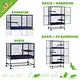 Savic Suite Royale Blue 100 ADD ONE UNITE Extension Cage