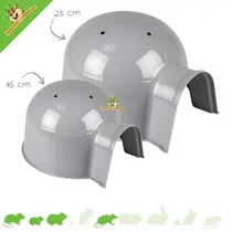 Maison pour rongeurs Igloo Grey