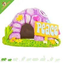 Grotte rocheuse Purple Peace 13 cm