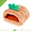 Plush Carrot Sleeping Bag 20cm – Soft Sleeping House with Pillow for Rats