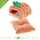 Plush Carrot Sleeping Bag 20cm – Soft Sleeping House with Pillow for Rats