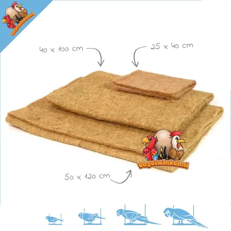 Hugro ¡Estera de cáñamo para roedores y conejos!