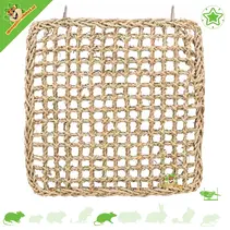 Alfombra de hierba marina para trepar, ideal para aves y roedores, 30 cm.