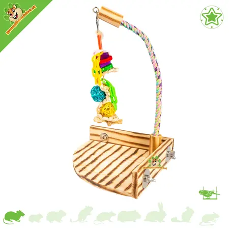 Plac zabaw dla ptaków Lili 25 cm – dla ptaków i myszy