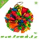Balle de jeu colorée en forme de feuille de maïs de 12,5 cm pour oiseaux et rongeurs