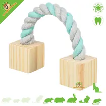 Cuerda de hilo dental con bloques de 20 cm