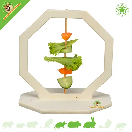 Anillo de alimentación de 17 cm para cobayas y conejos