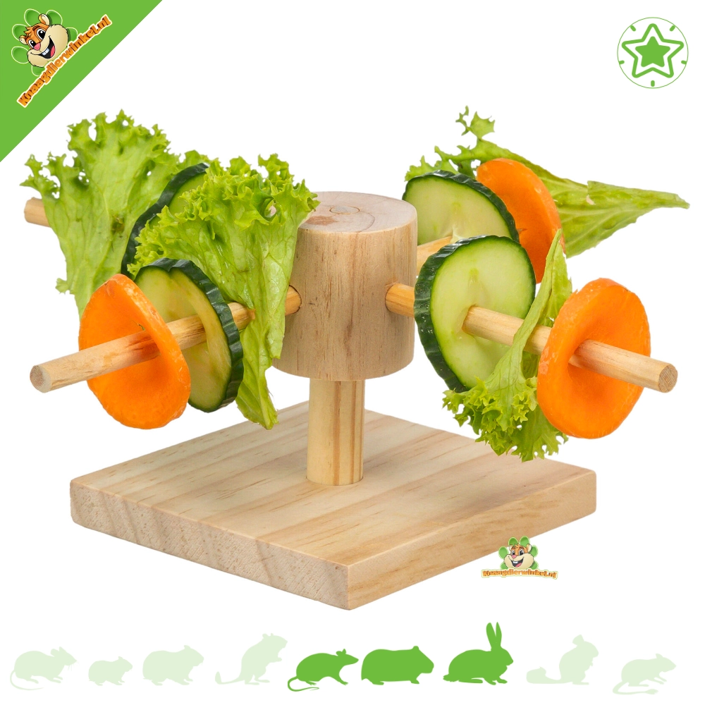 Carrusel de recolección de alimentos de 22 cm