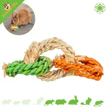 Anillos de juego con forma de hoja de maíz de 15 cm