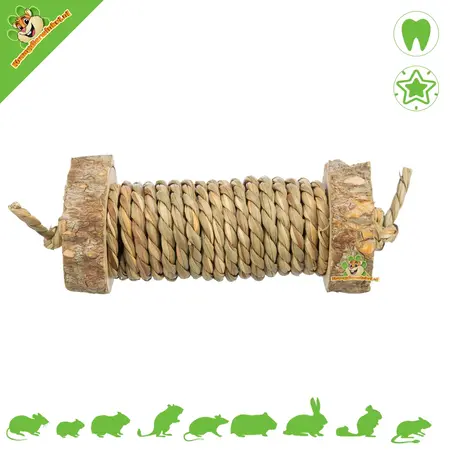 Trixie Seagrass Chew Roll 11 cm for Rodents