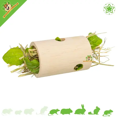 Trixie Drewniana przekąska Foraging Roll 11 cm