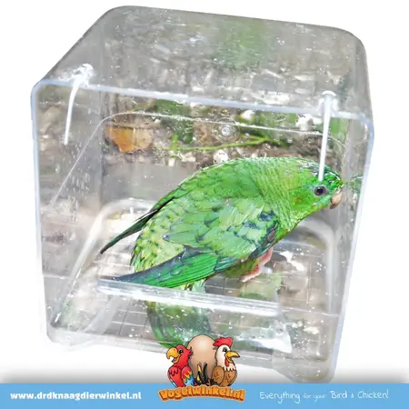 Trixie Halfrond Vogelbadje 15 cm voor Kanaries, Vinken en Parkieten