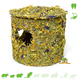 Herb House with Flowers 15 cm for mice, hamsters, and gerbils
