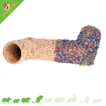 Túnel de hierba con flores 45°