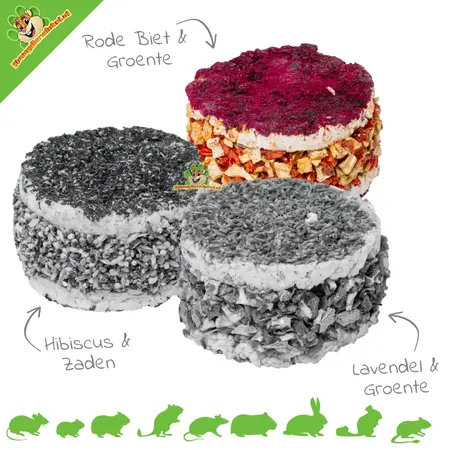 Sándwich saludable para roedores