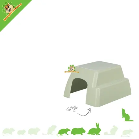 Trixie Trixie Iglu-Haus aus Kunststoff, 29 cm, für Ratten, Meerschweinchen und Zwergkaninchen
