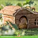 Trixie Trixie House Hanna Brown 26 cm Bark Wood House