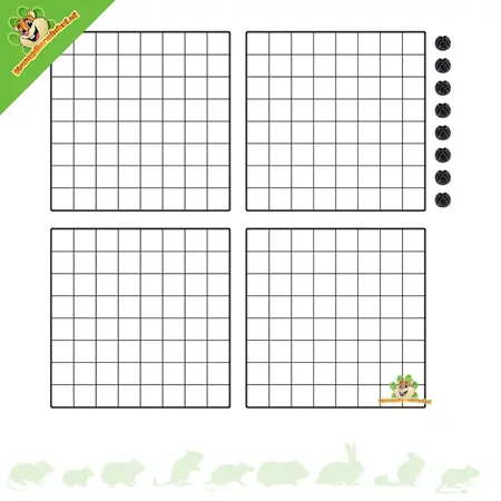 Kit d'extension Cage cubique en fil de fer Peter